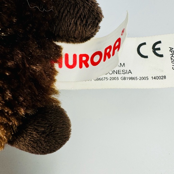 Aurora Brown Bat Plush Stuffed Animal Toy 2015 Realistic Lifelike - Picture 4 of 8